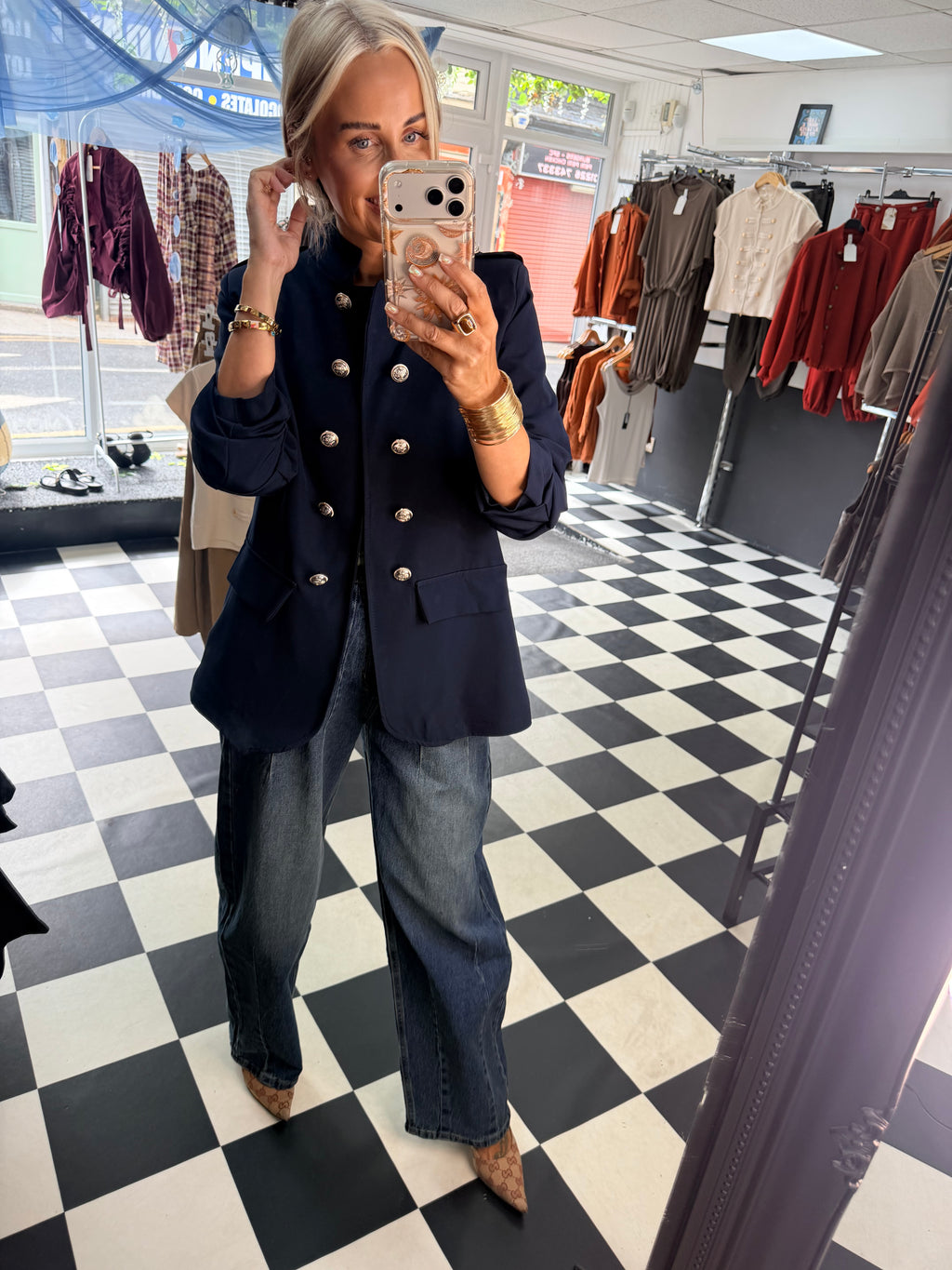 Military blazer Navy