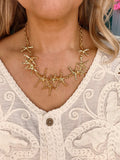 Gold Starfish Necklace