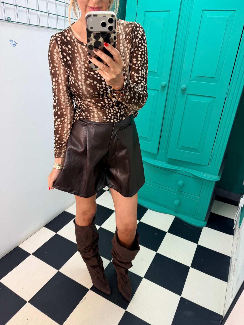 Bambi Cashmere blend Top Chocolate
