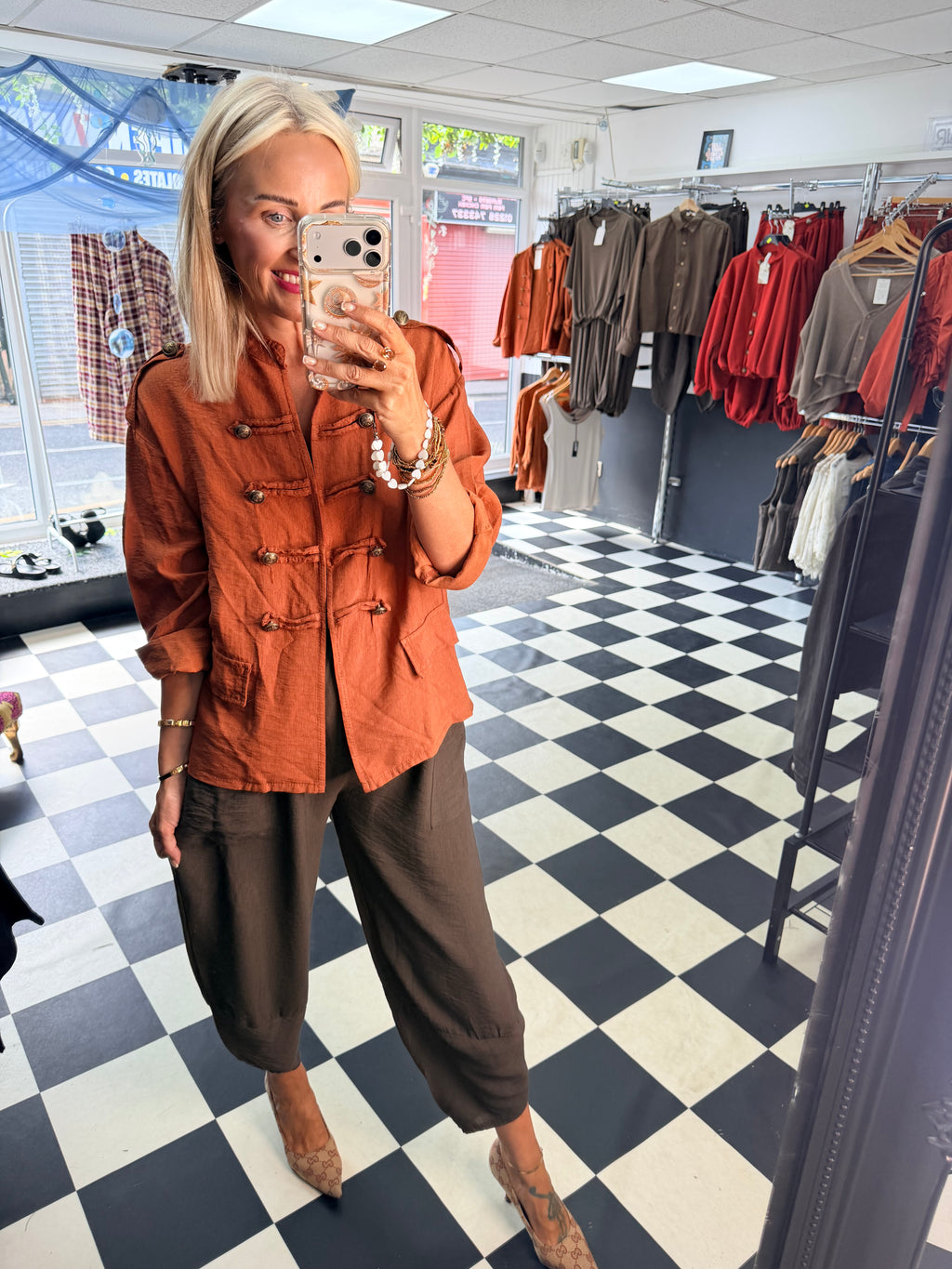 Military Jacket Rust