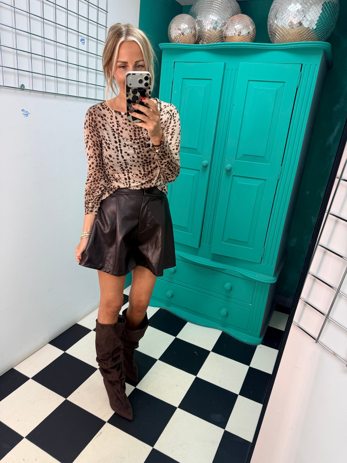 The Sienna Slouch Boots Chocolate