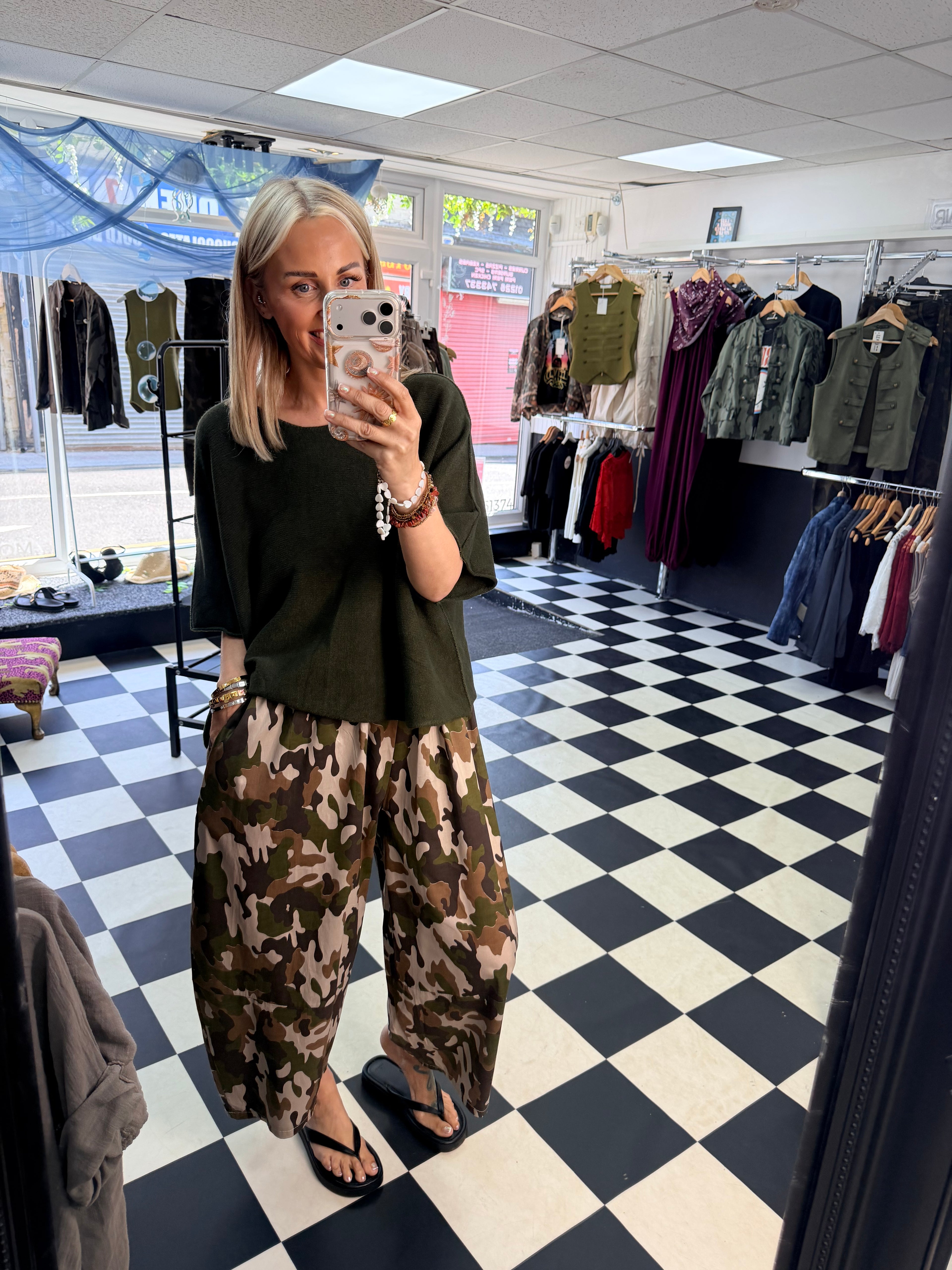 Barrel Camo Trousers