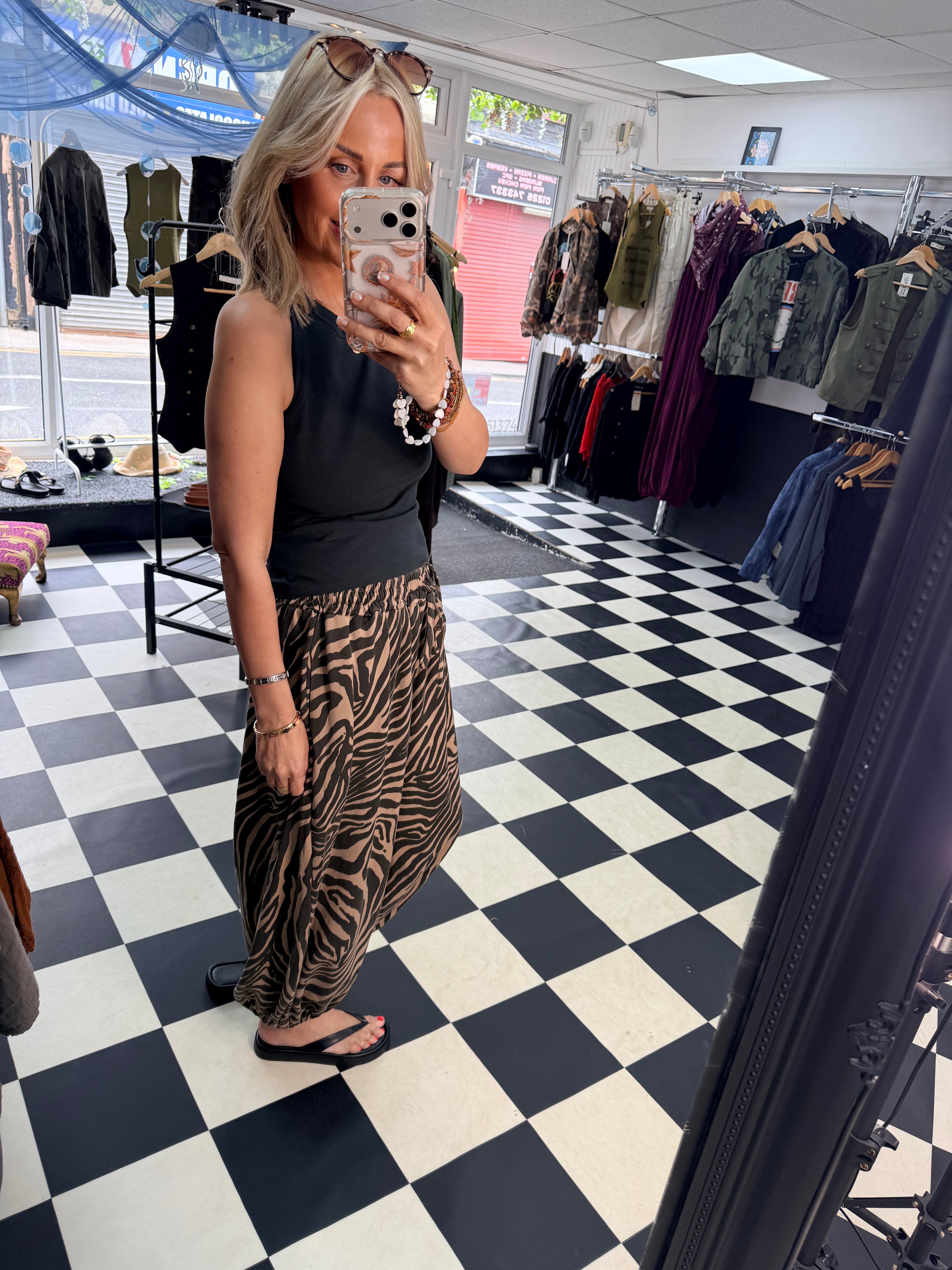 Leopard Balloon Joggers