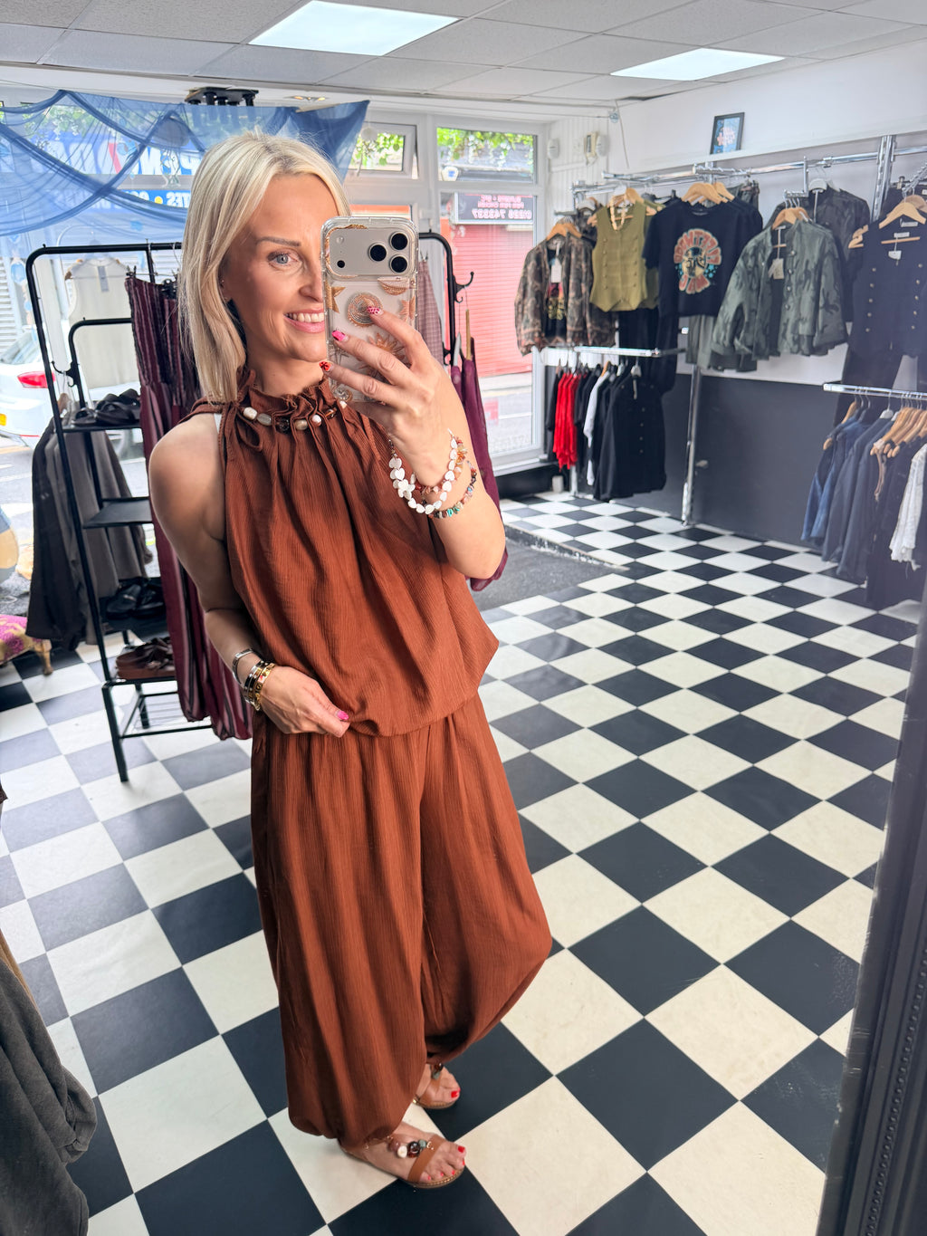 Pebble Co Ord Rust