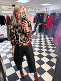 Animal Bomber Jacket Red and Green