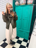 Cora Carrot Leg Joggers Cream