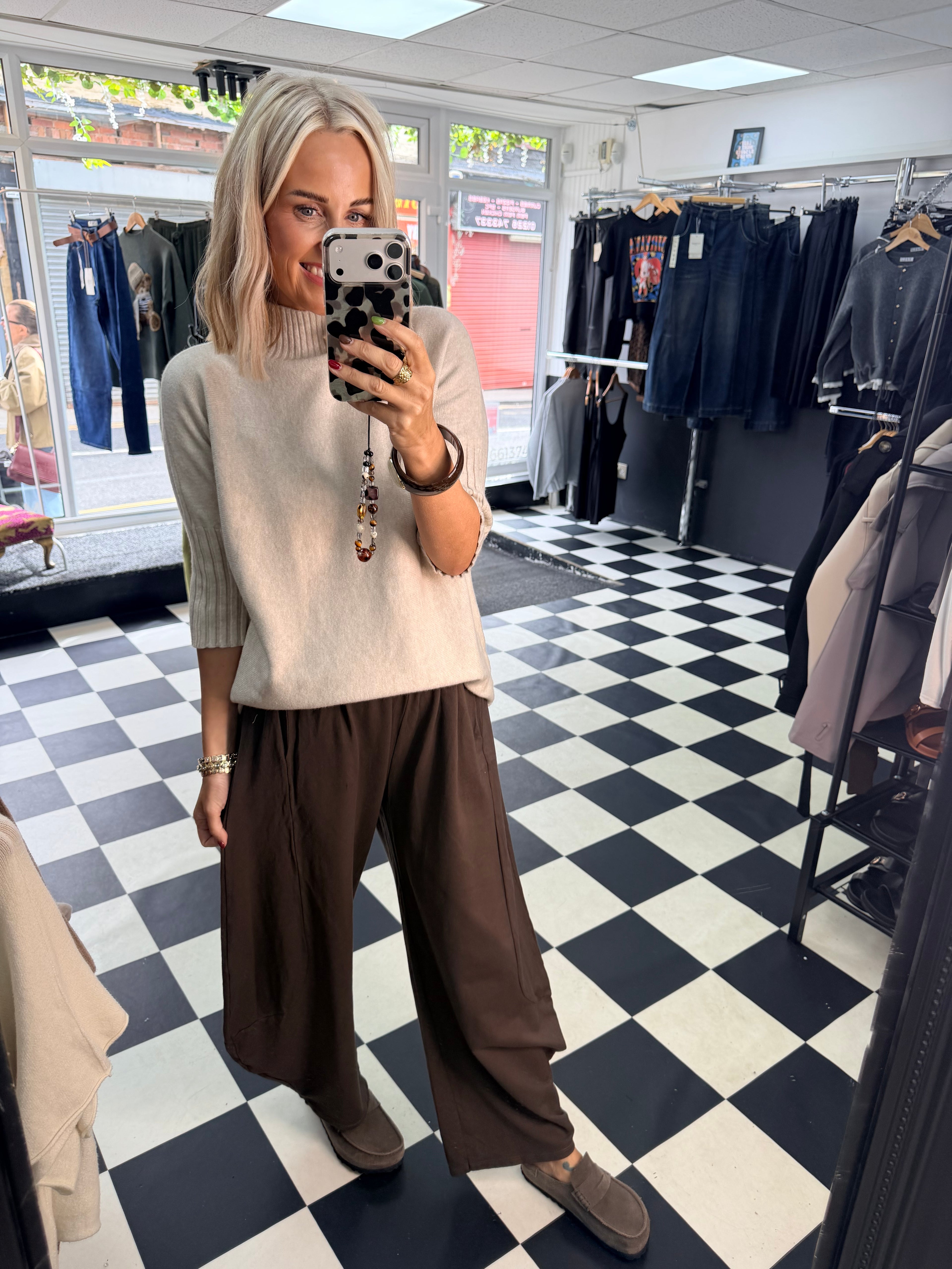 Rosie knit - Taupe