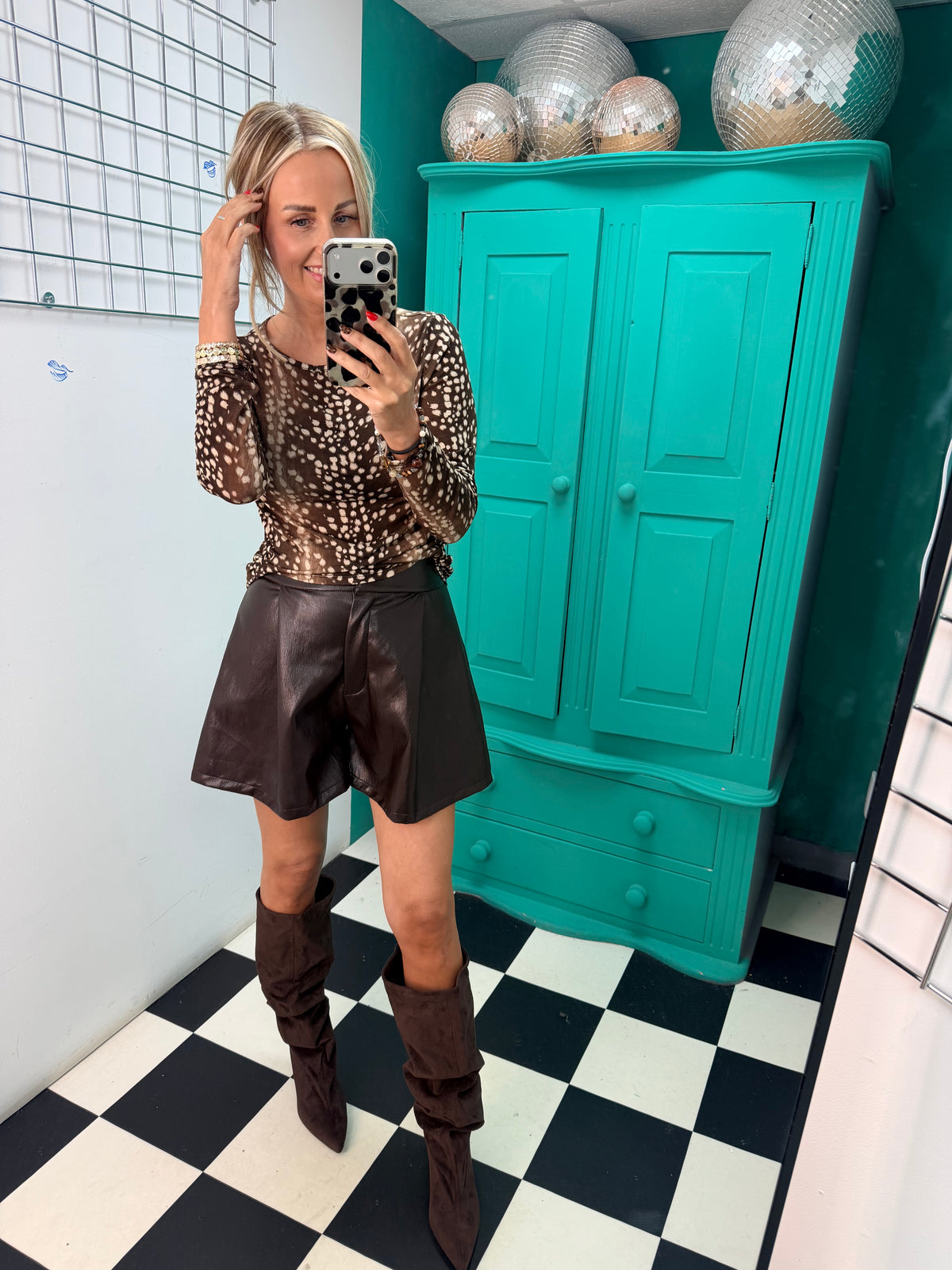 Bambi Cashmere blend Top Chocolate
