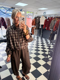 Check Bomber Jacket Green