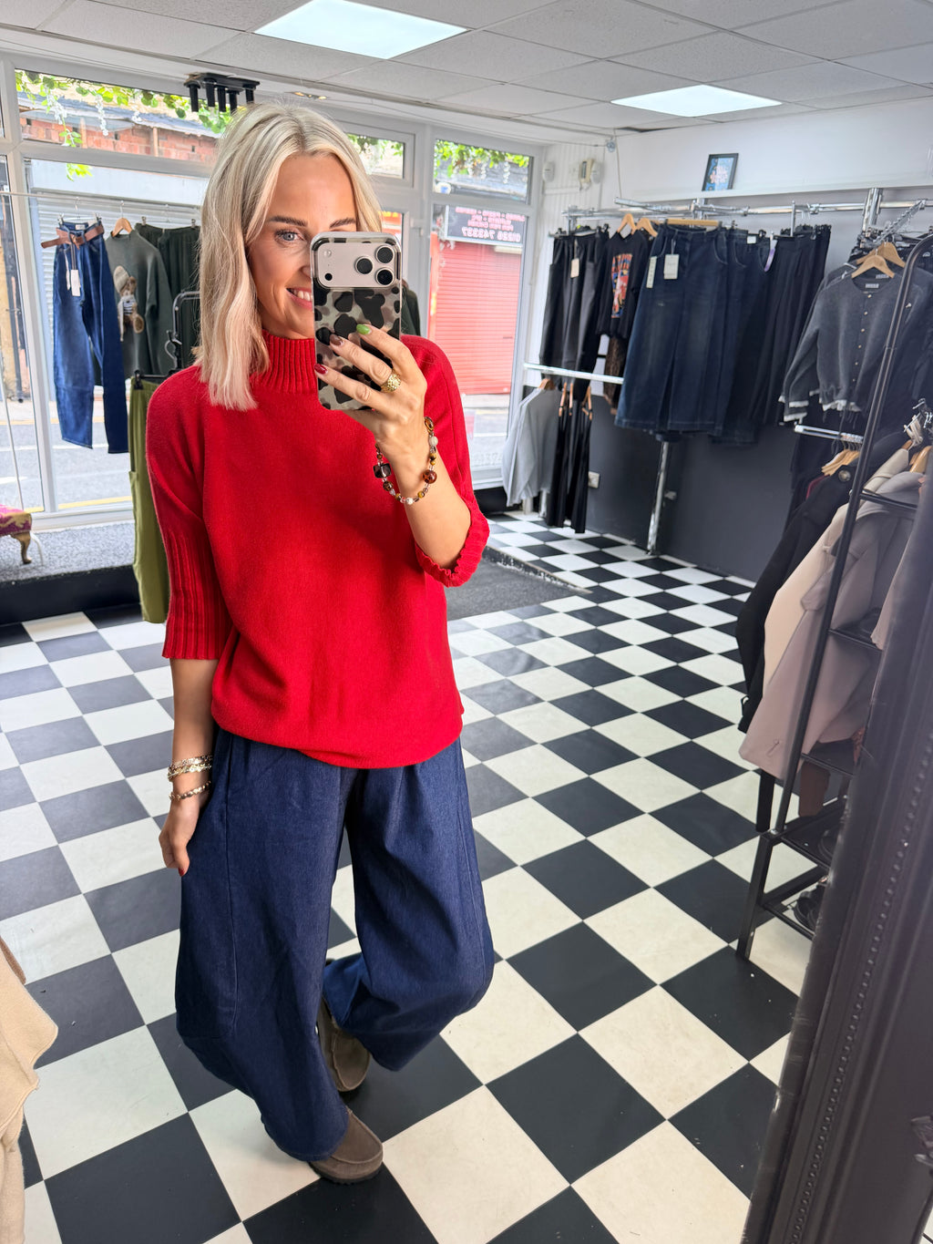 Rosie knit - Red