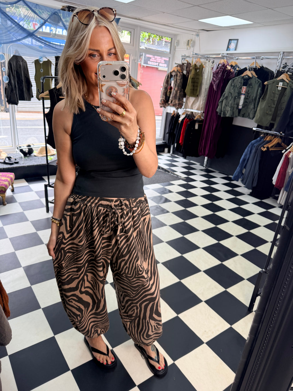 Leopard Balloon Joggers