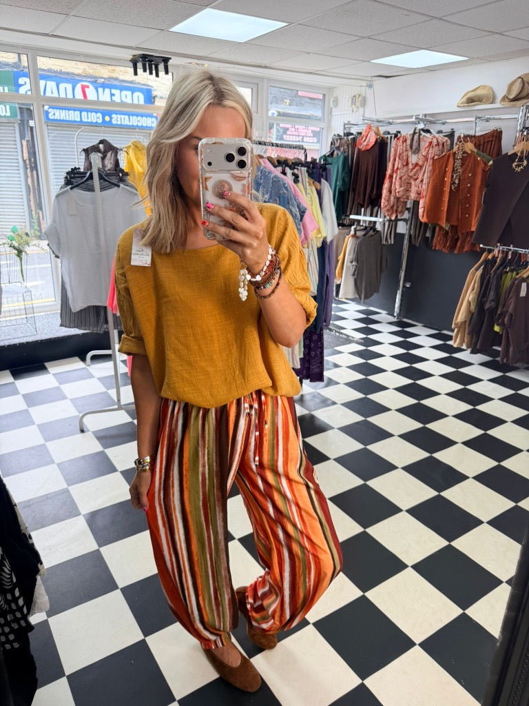 Lottie Top ochre