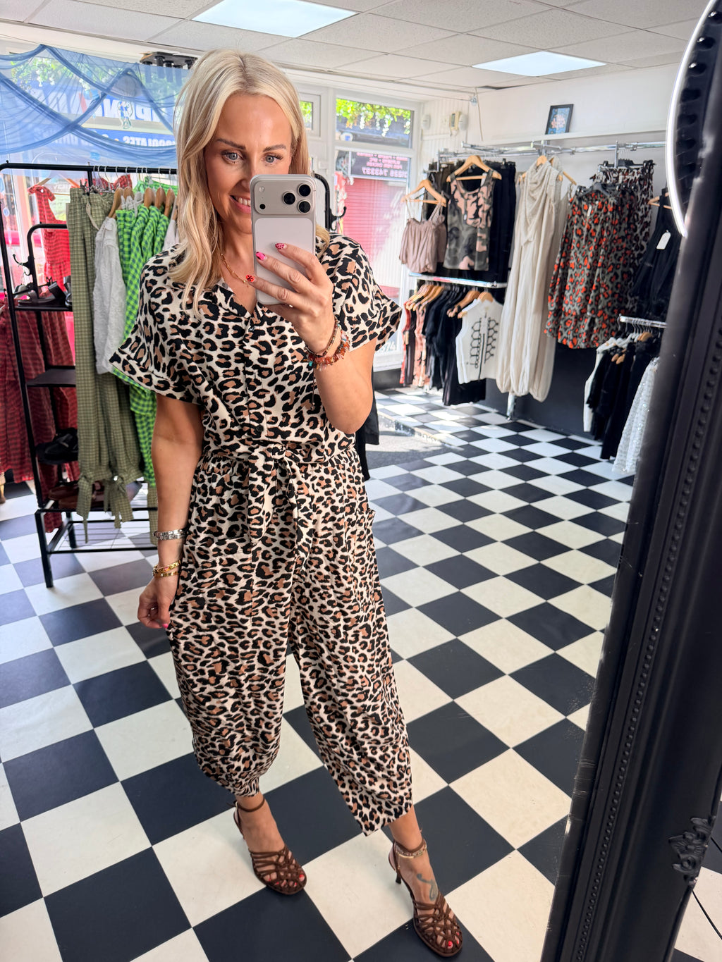 Leopard print co ord