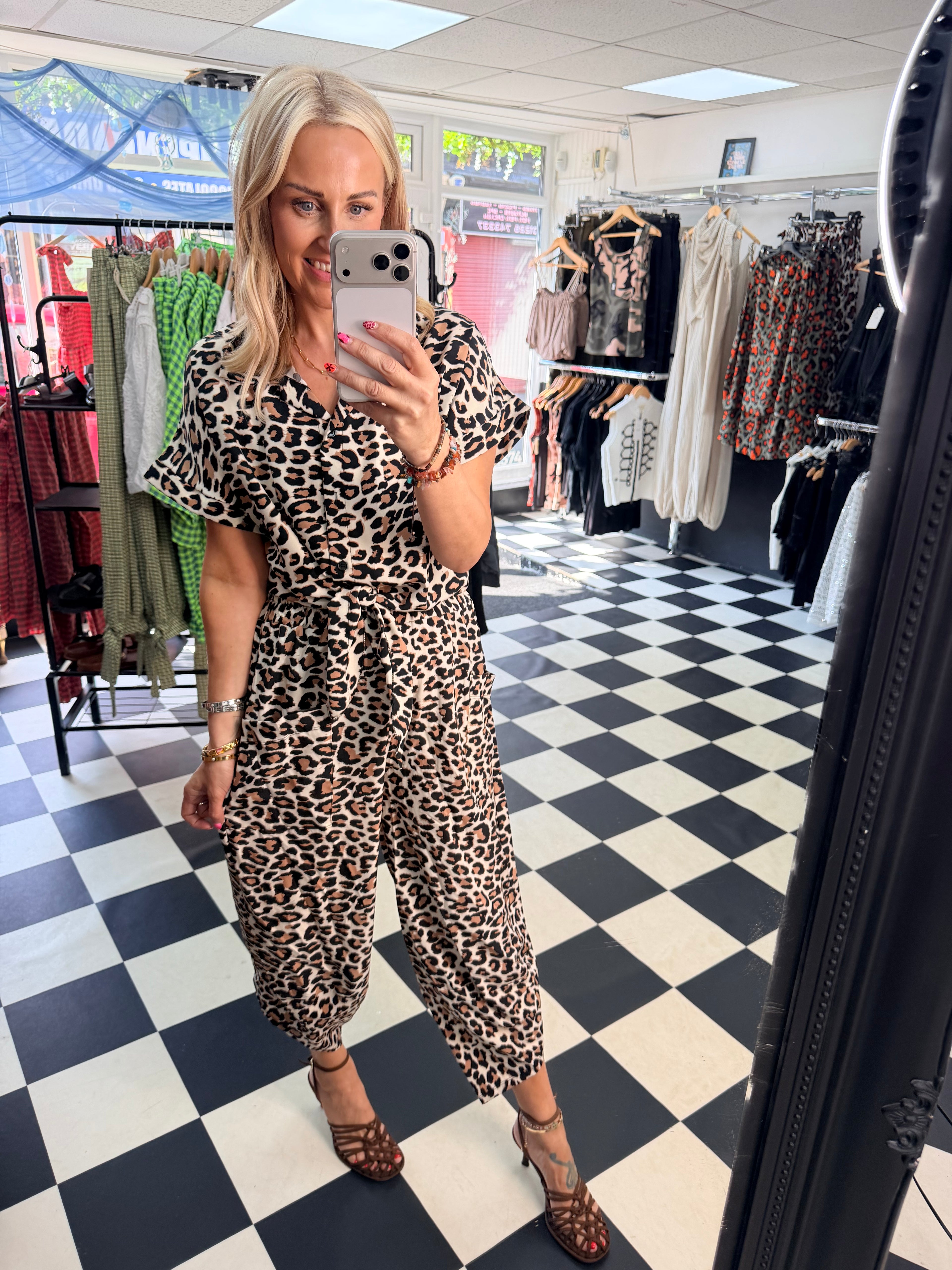 Leopard print co ord