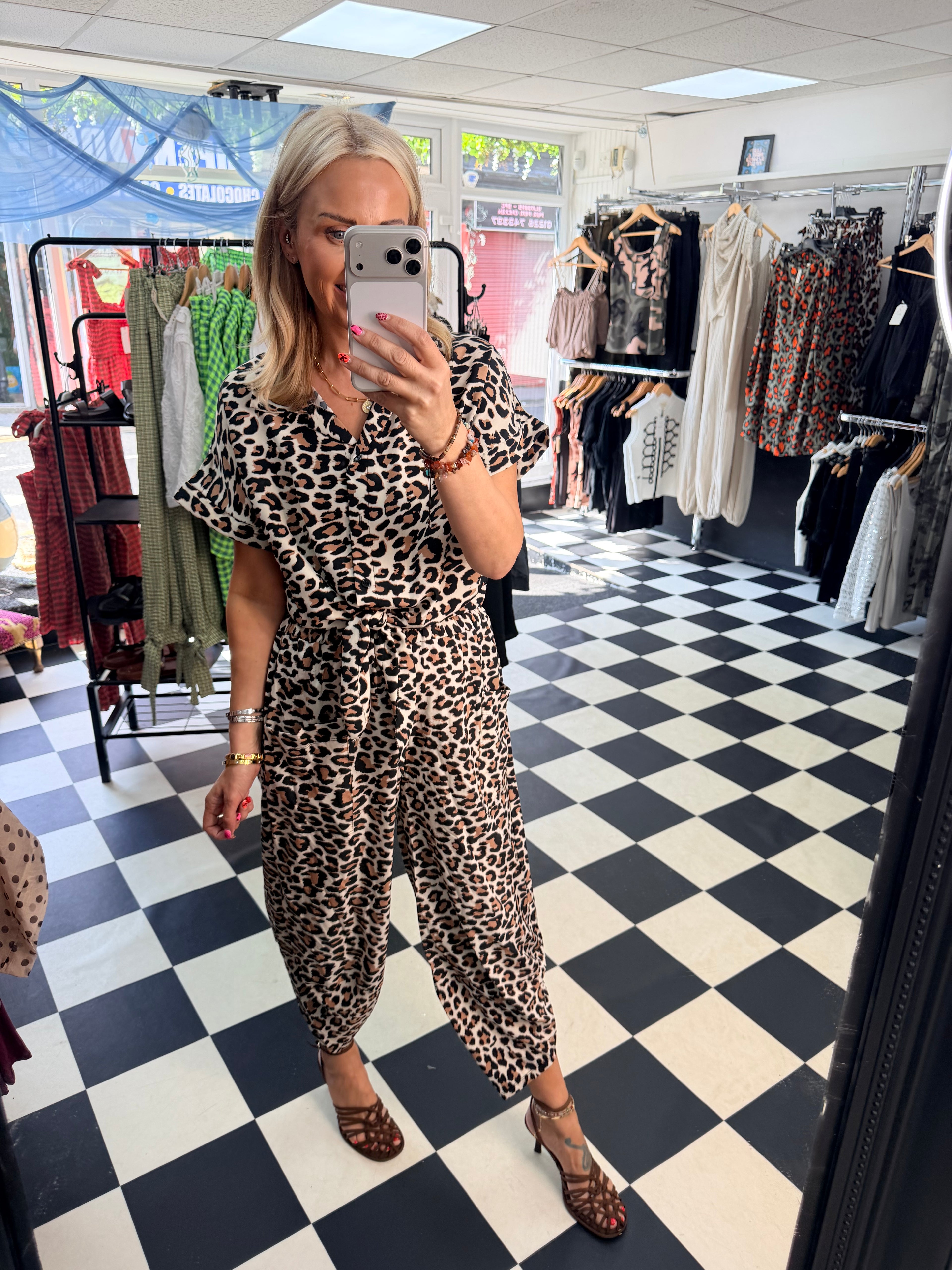 Leopard print co ord