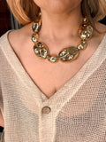 Chunky gold necklace