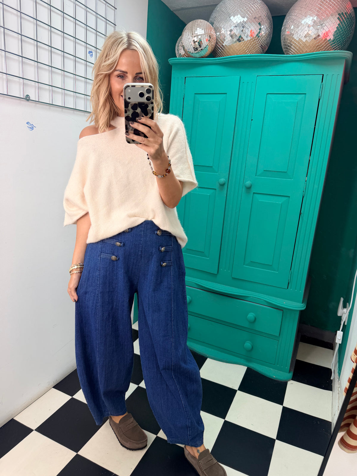 Military denim jean - Light Demin