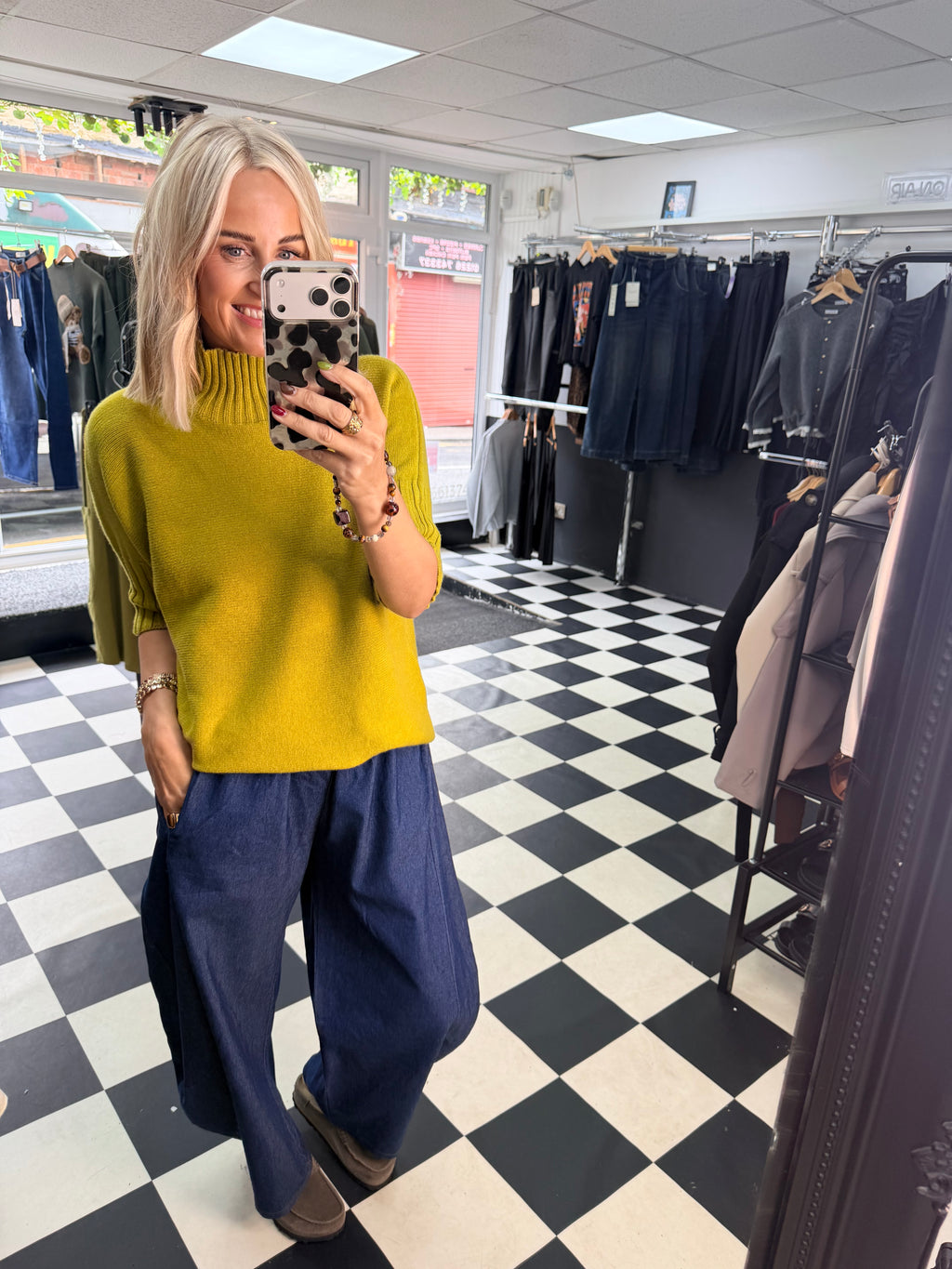 Rosie knit - Lime