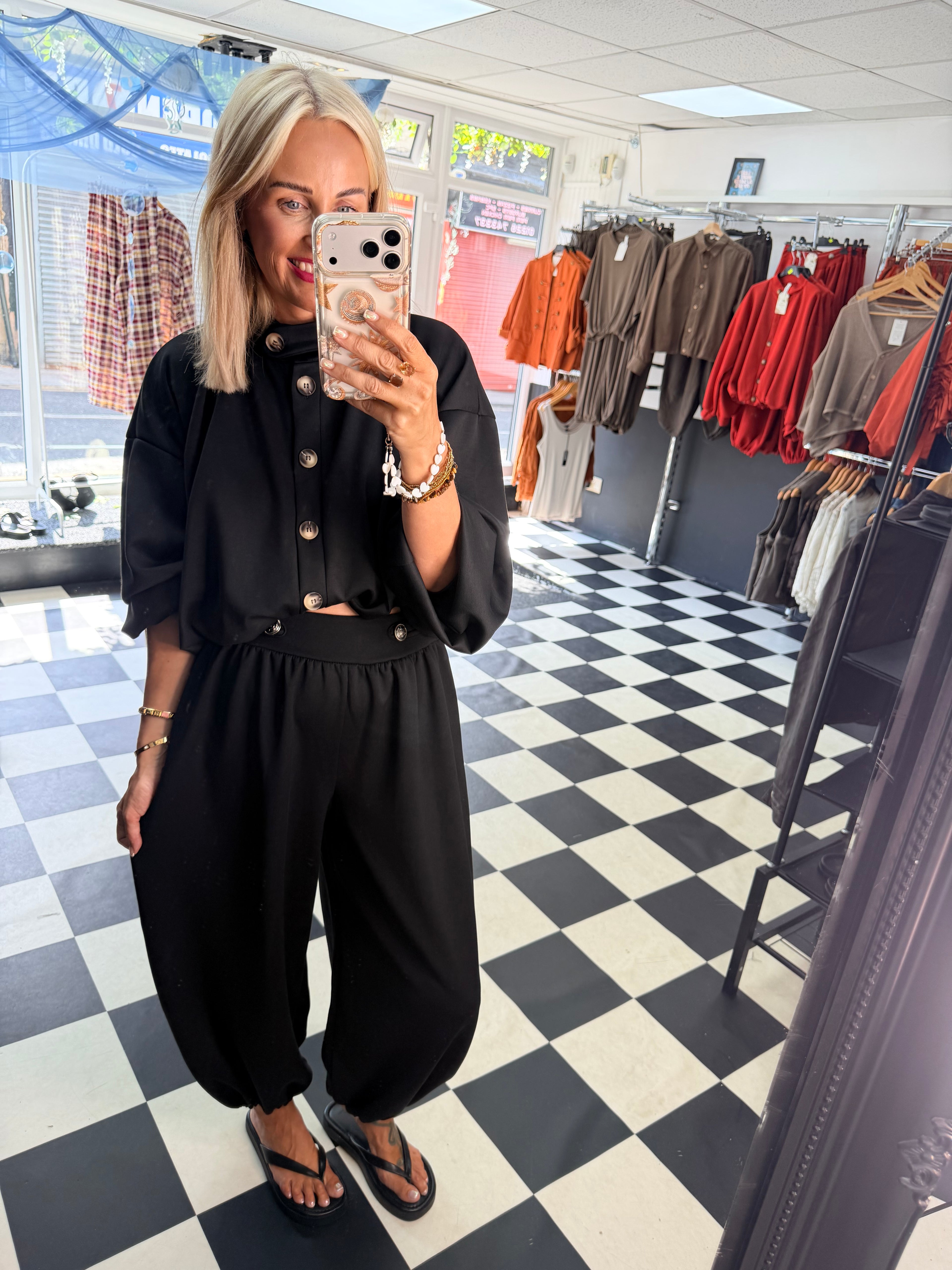 Weekend Slouch Jacket Black