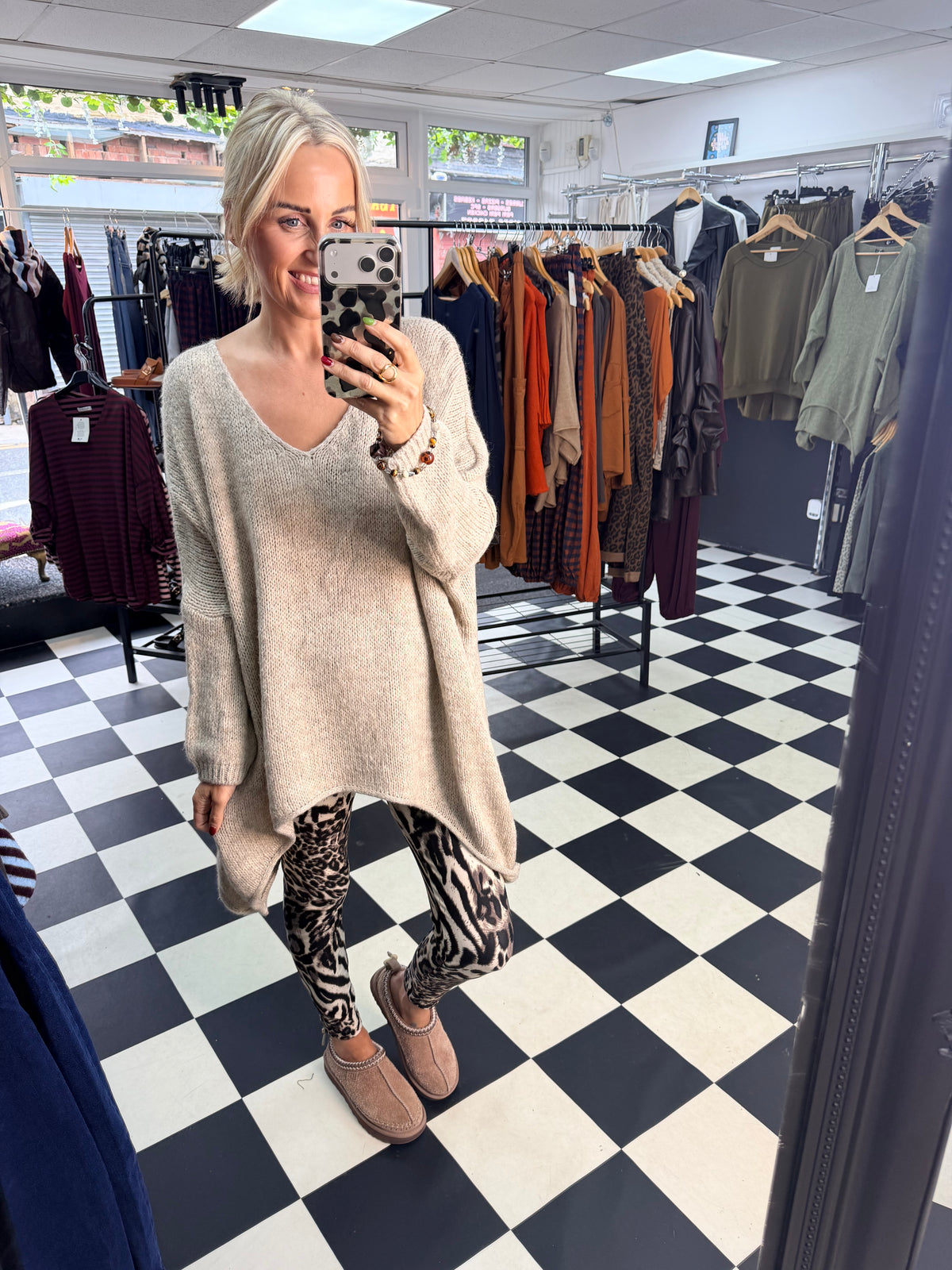 Over Sized Chunky Knit Cream