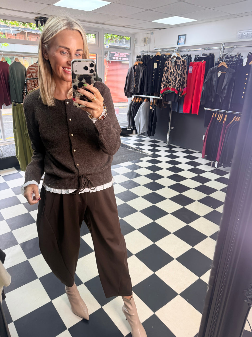 Scuba Trousers Chocolate