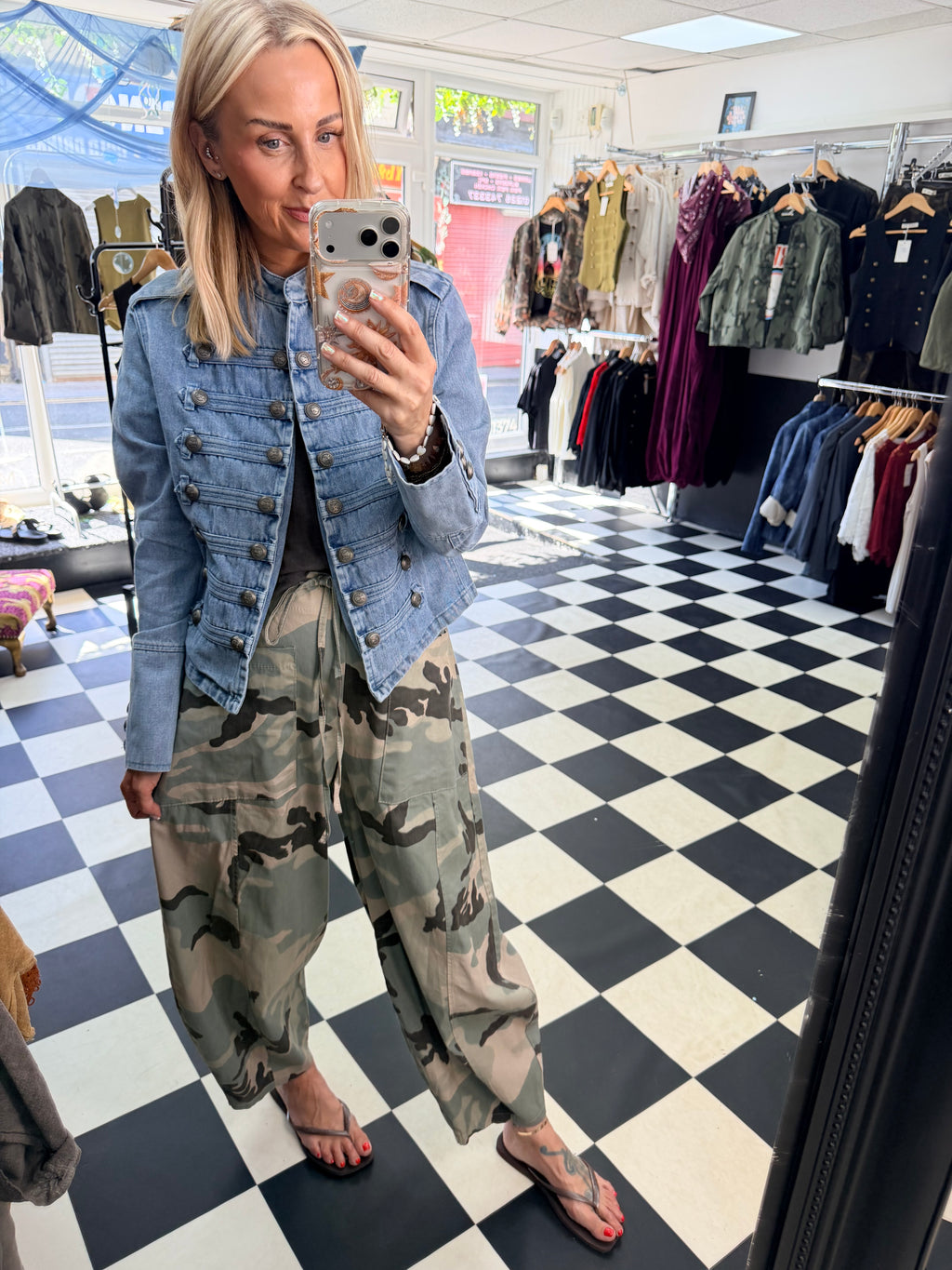 The Viper Denim Military jacket