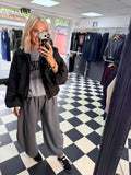 Barrel leg Joggers - Grey