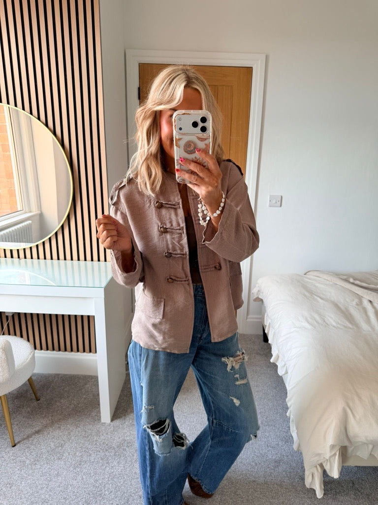 Military Jacket Taupe