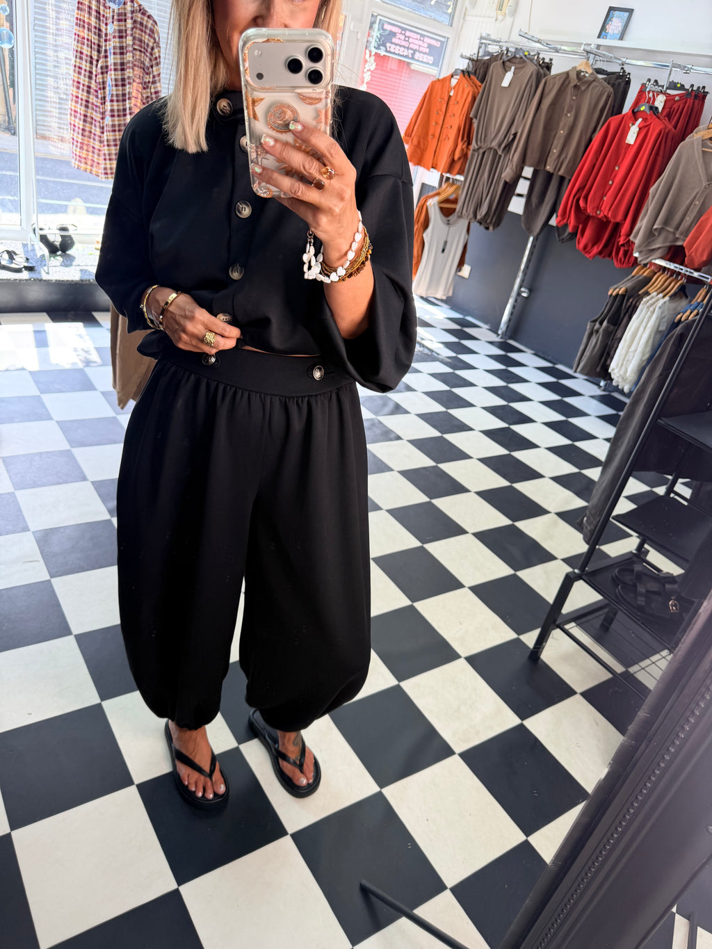 Weekend Slouch Jacket Black