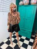 Aspen leopard print top