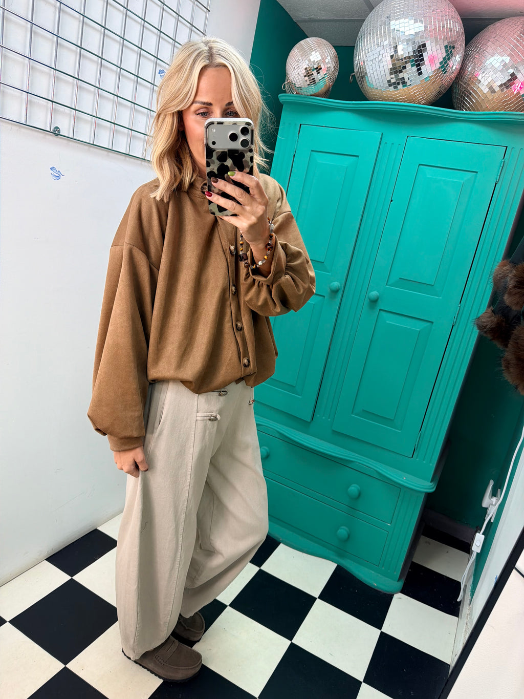 Military balloon trouser - Cream