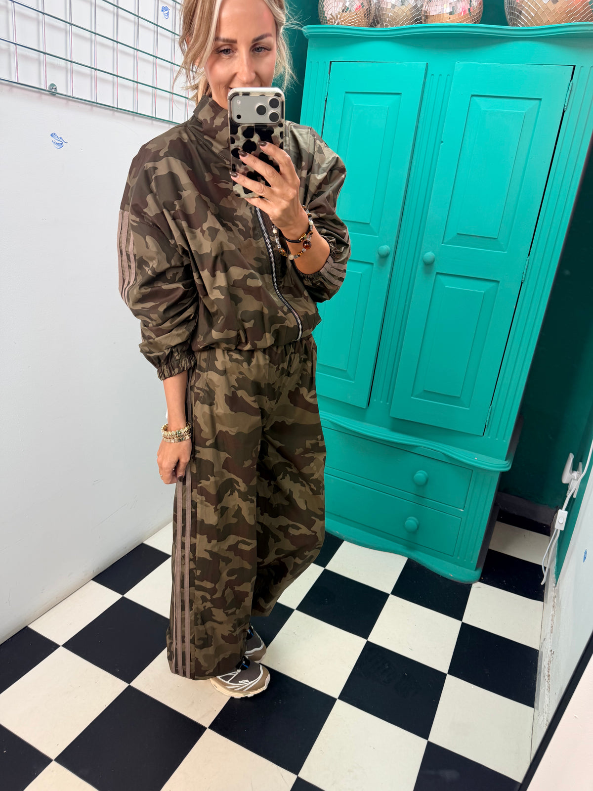 The Camo Club Zip Jacket Taupe Special buys