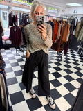 Animal Mesh Top Green