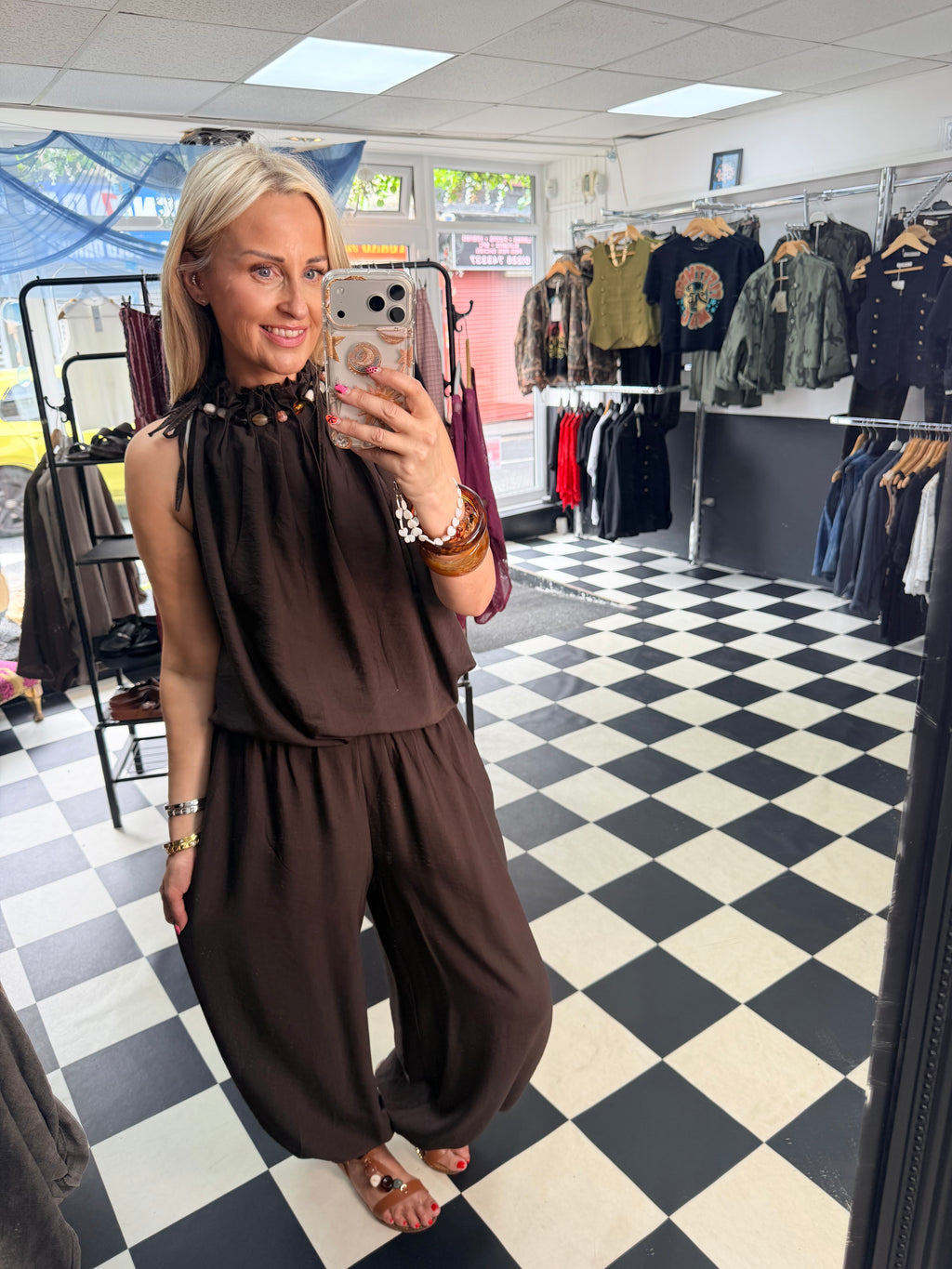 Pebble Co Ord Chocolate