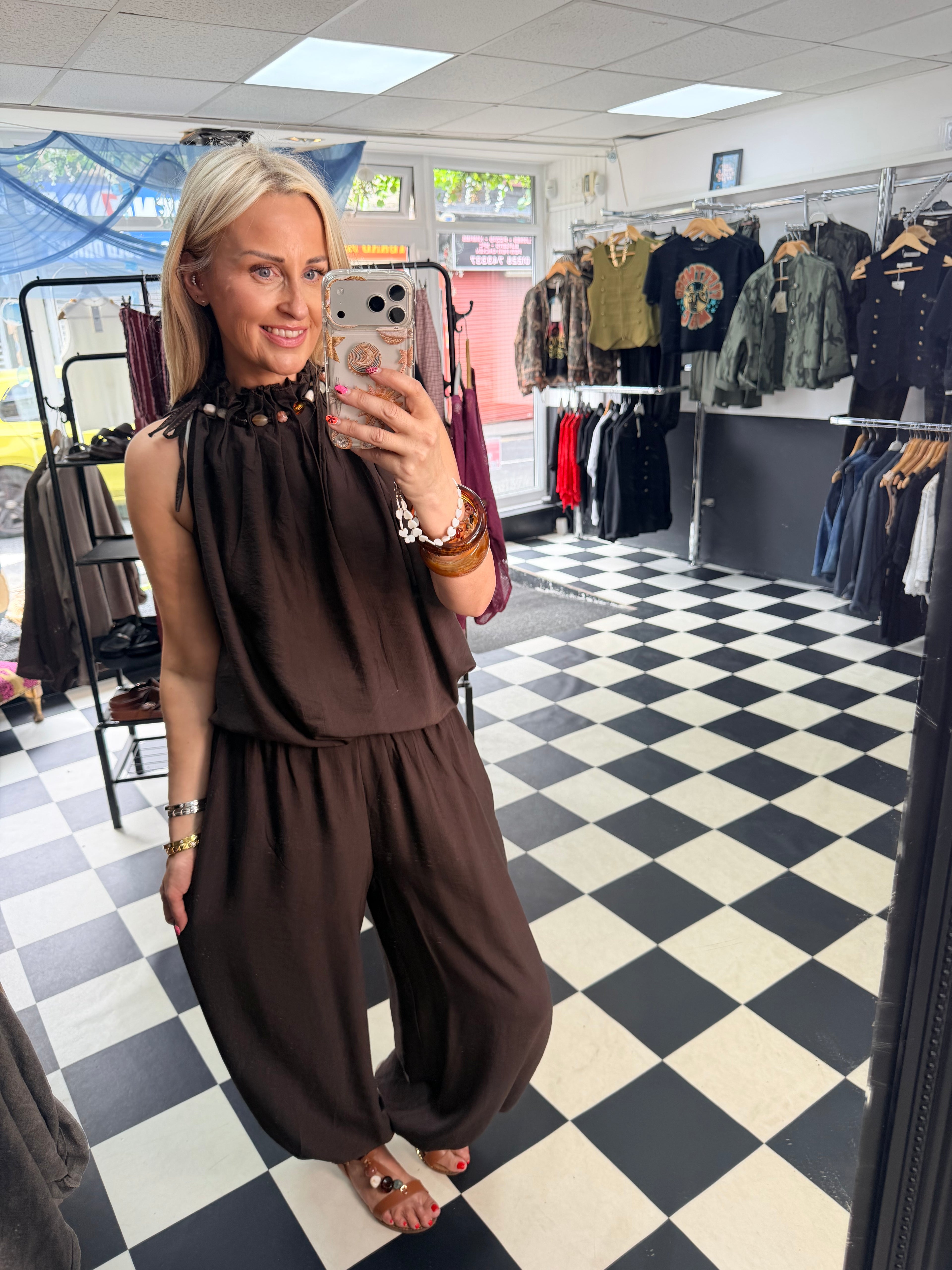 Pebble Co Ord Chocolate