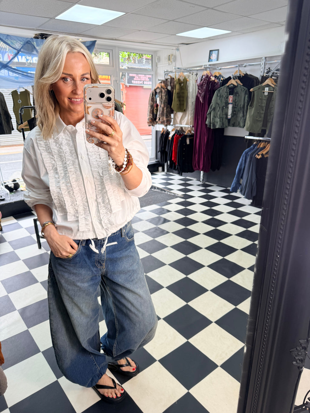 Zetta Ruffle Shirt