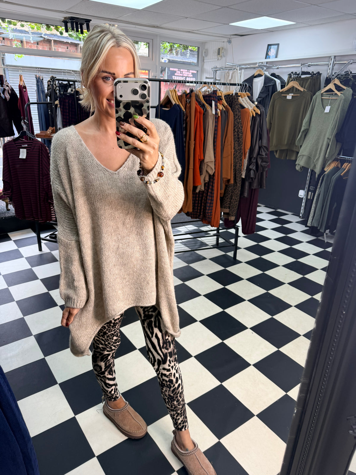 Over Sized Chunky Knit Cream
