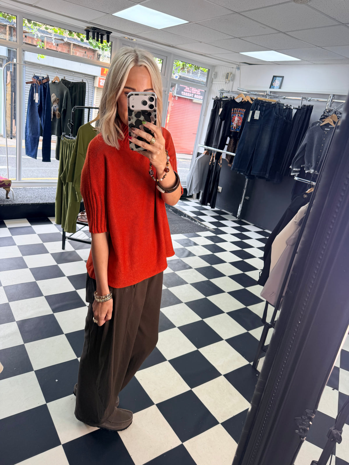 Rosie knit - Pumpkin