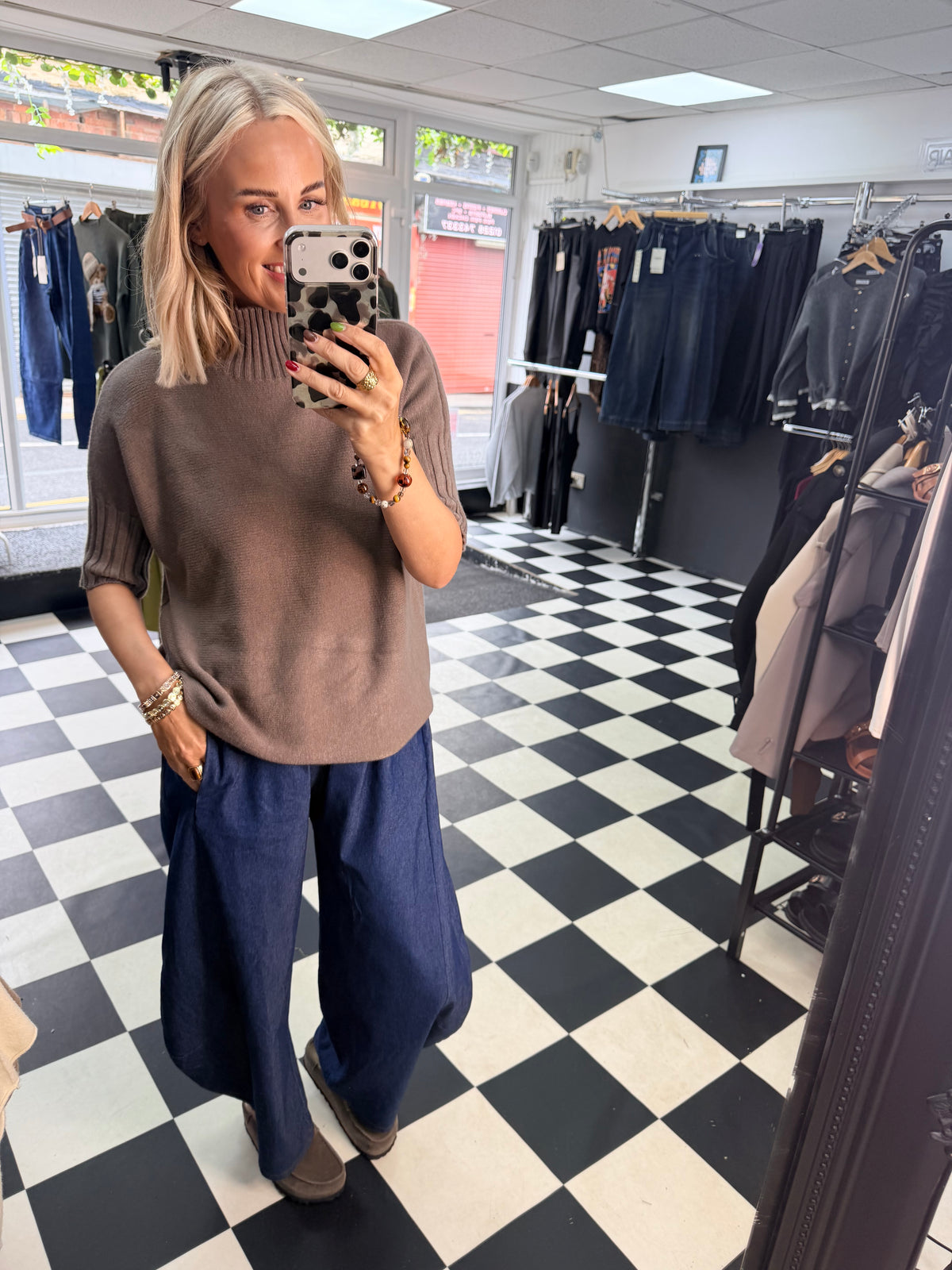 Barrel Leg Denim Jean