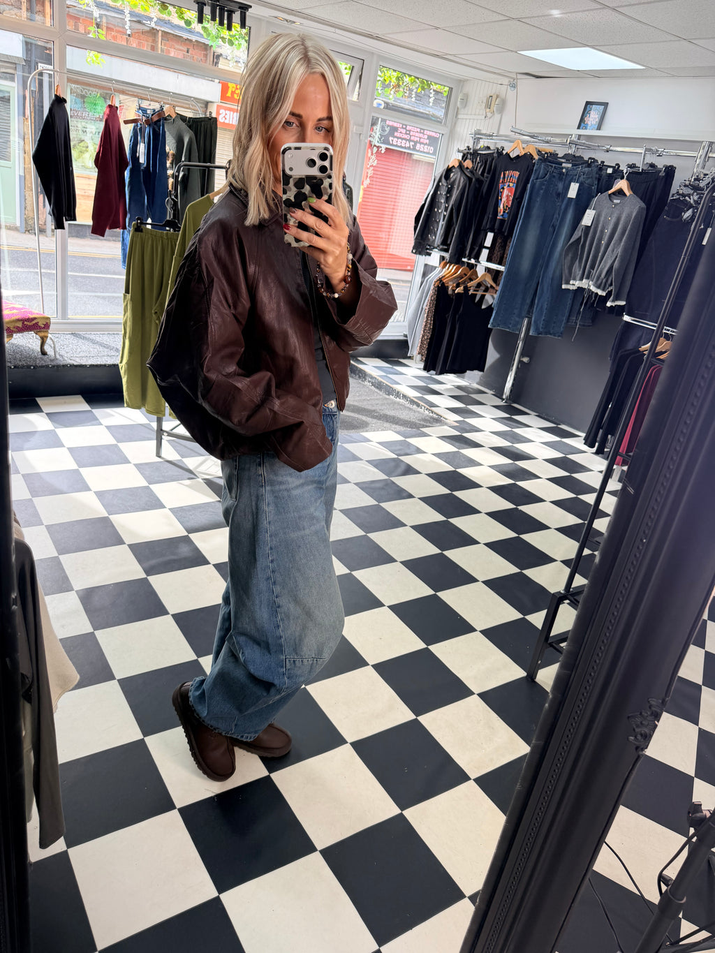 Buttery Bomber Jacket Deep Oxblood