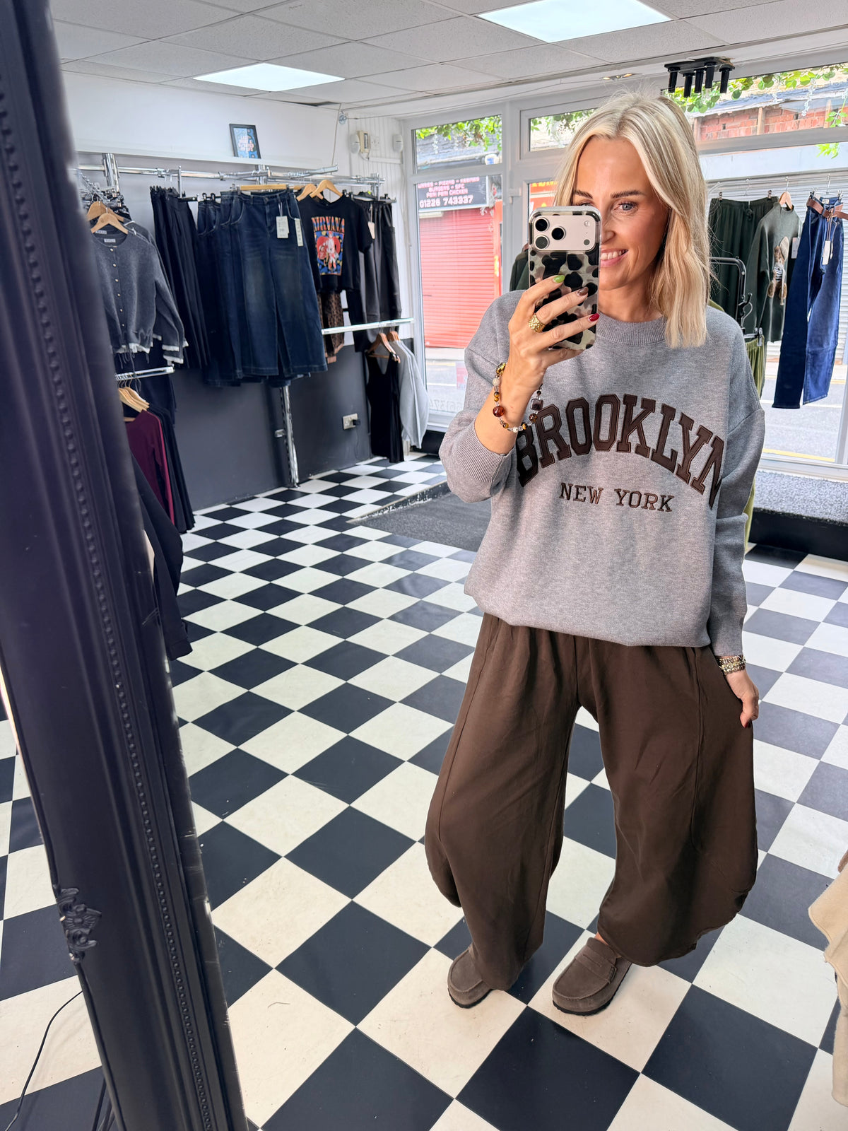 Brooklyn NY jumper - Grey