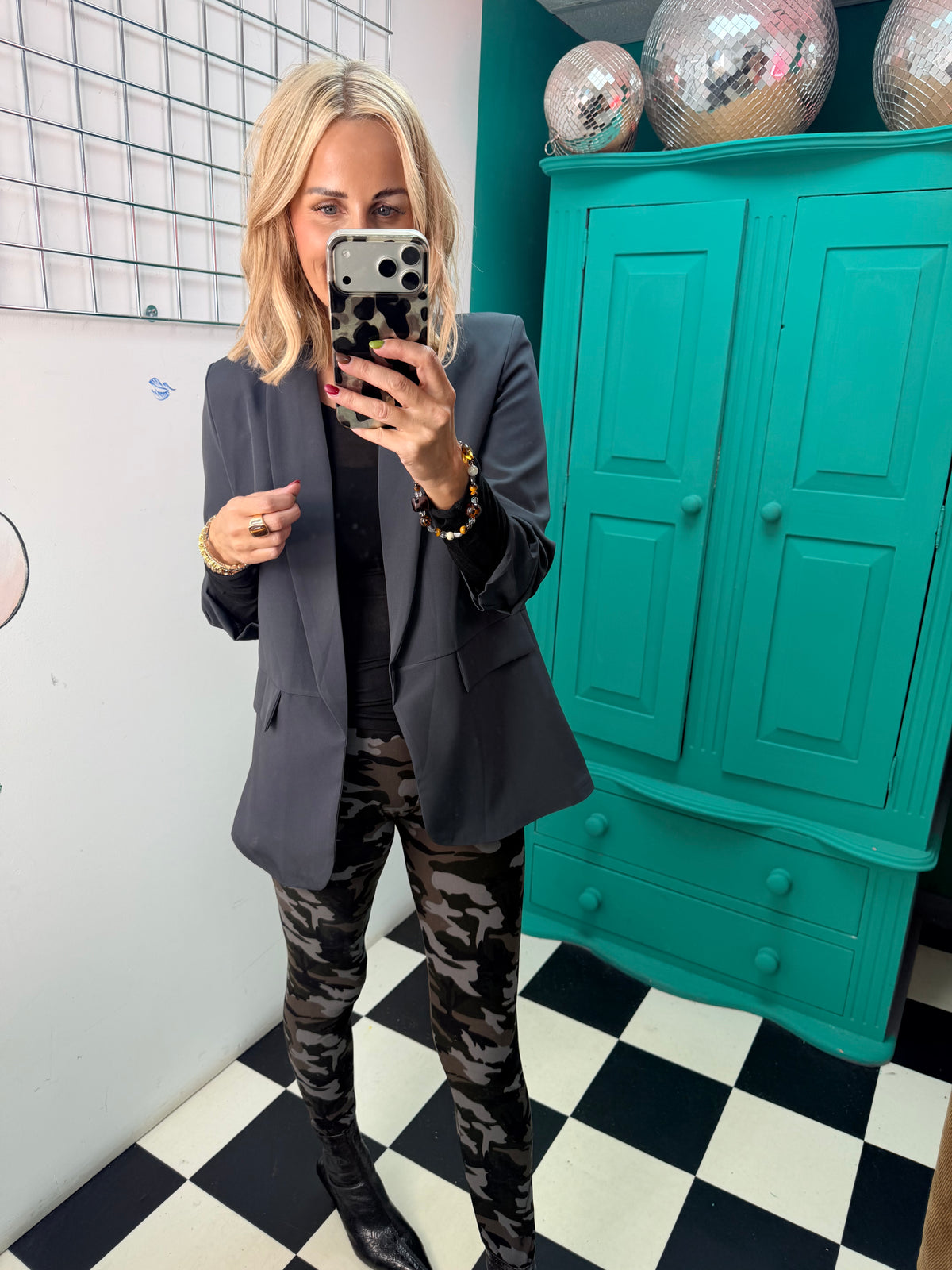 Soft Touch Leggings Camo Black/Grey