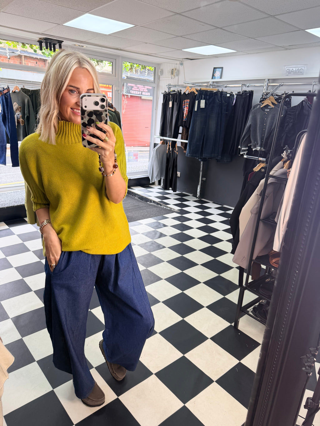 Rosie knit - Lime