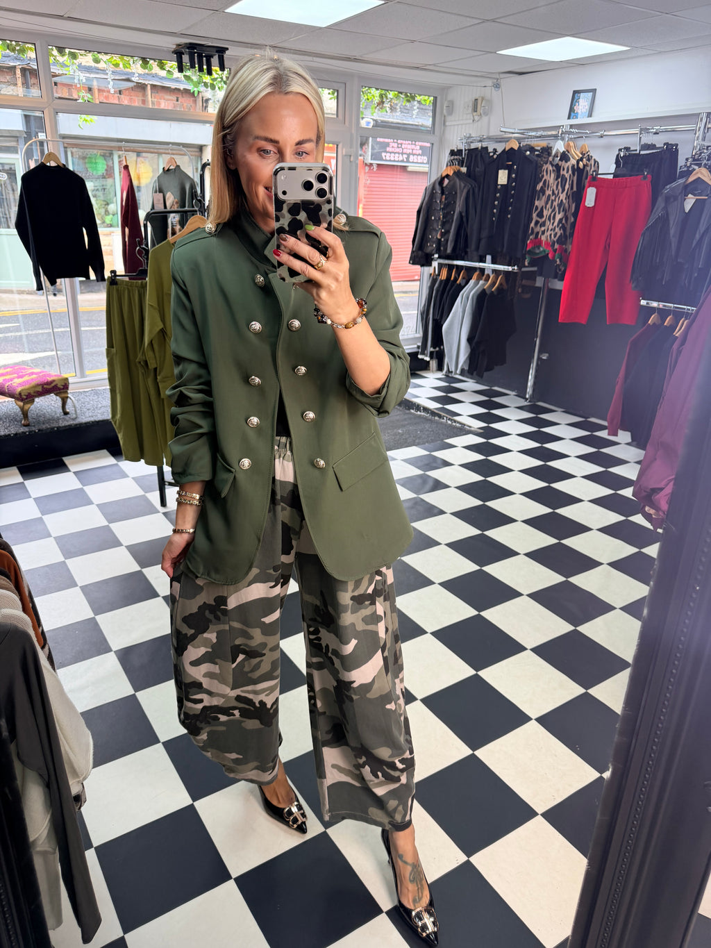 Hetti Camo Barrel Joggers