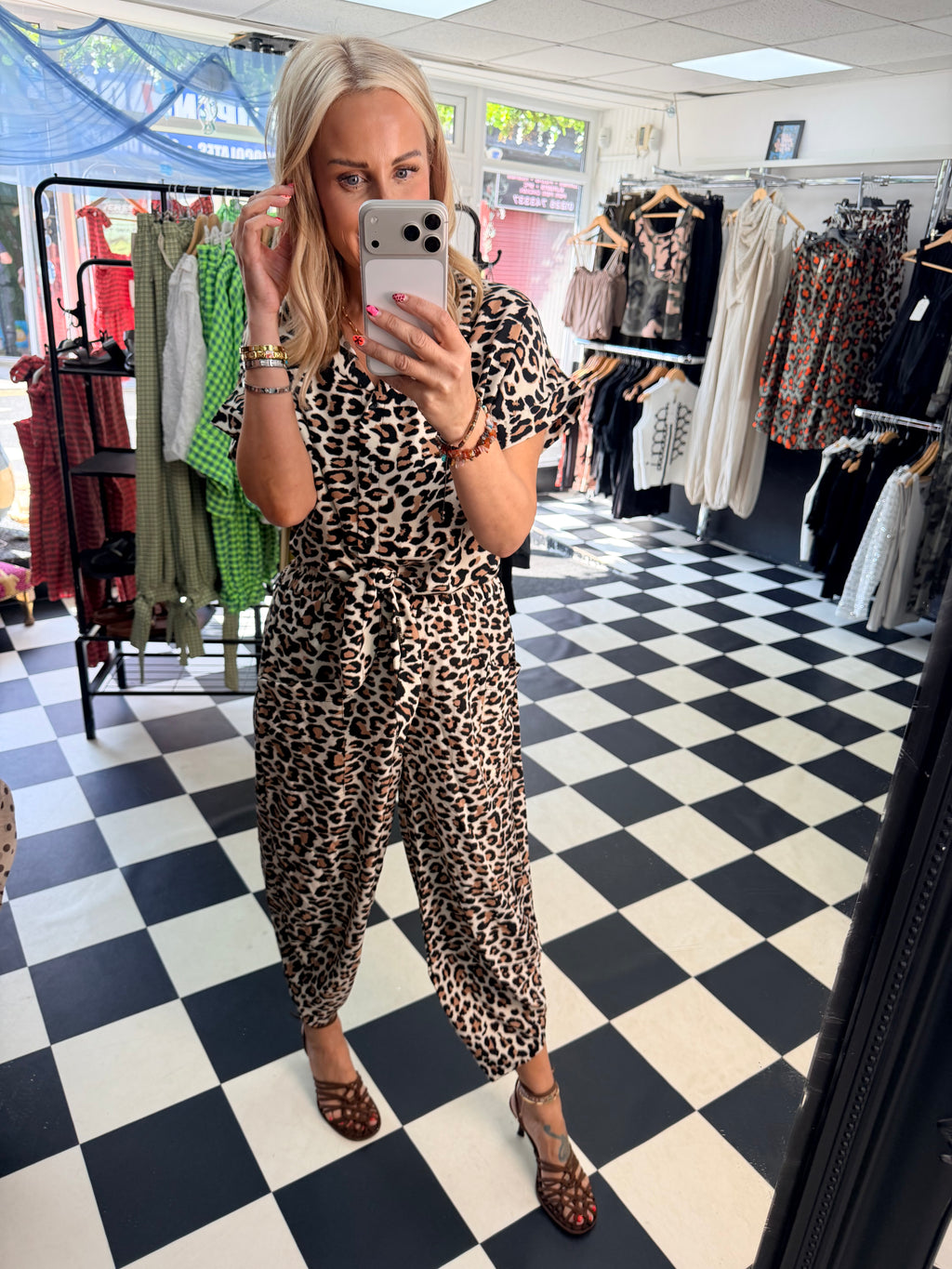 Leopard print co ord