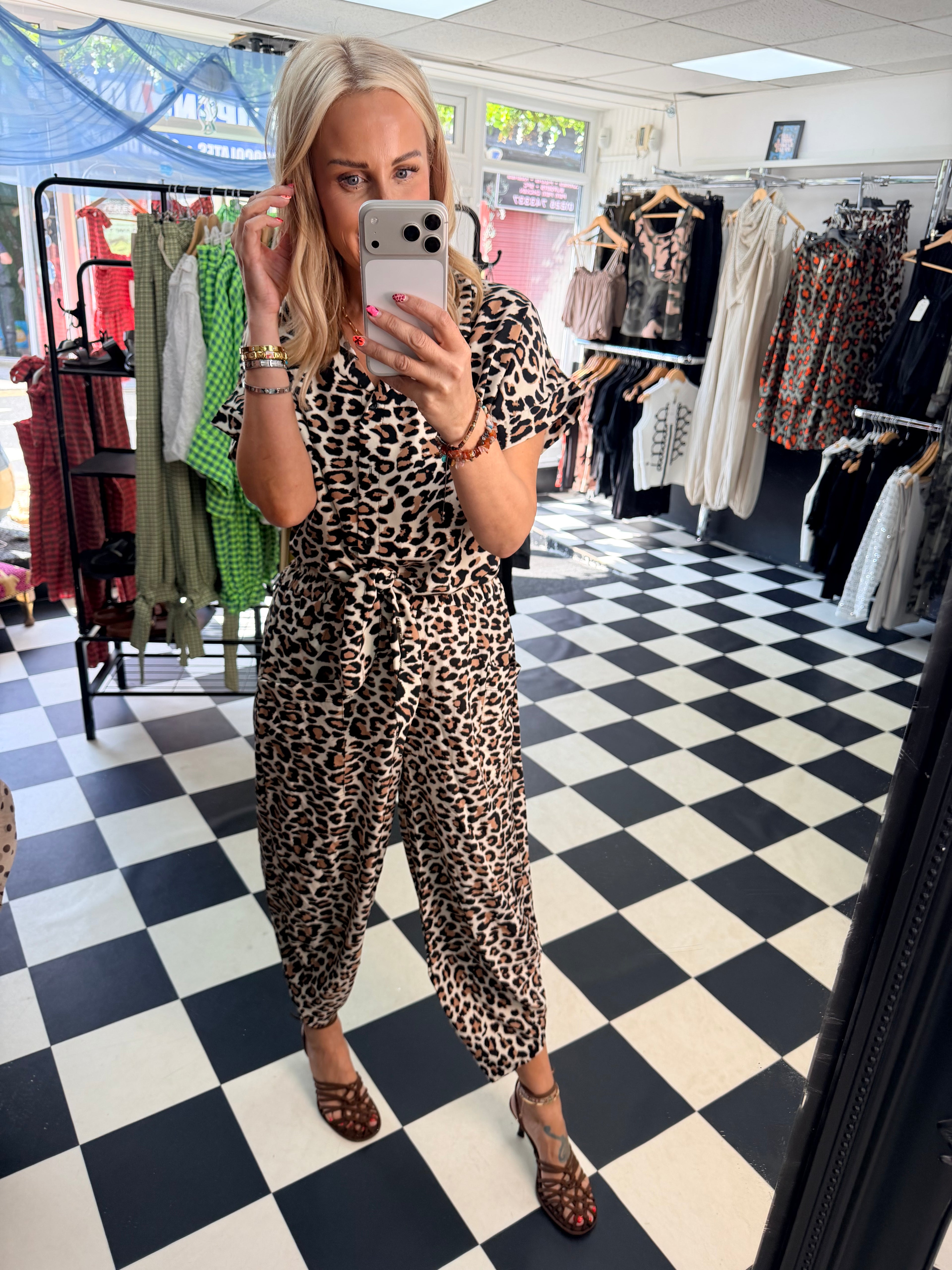 Leopard print co ord