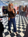 Belted Balloon Jeans
