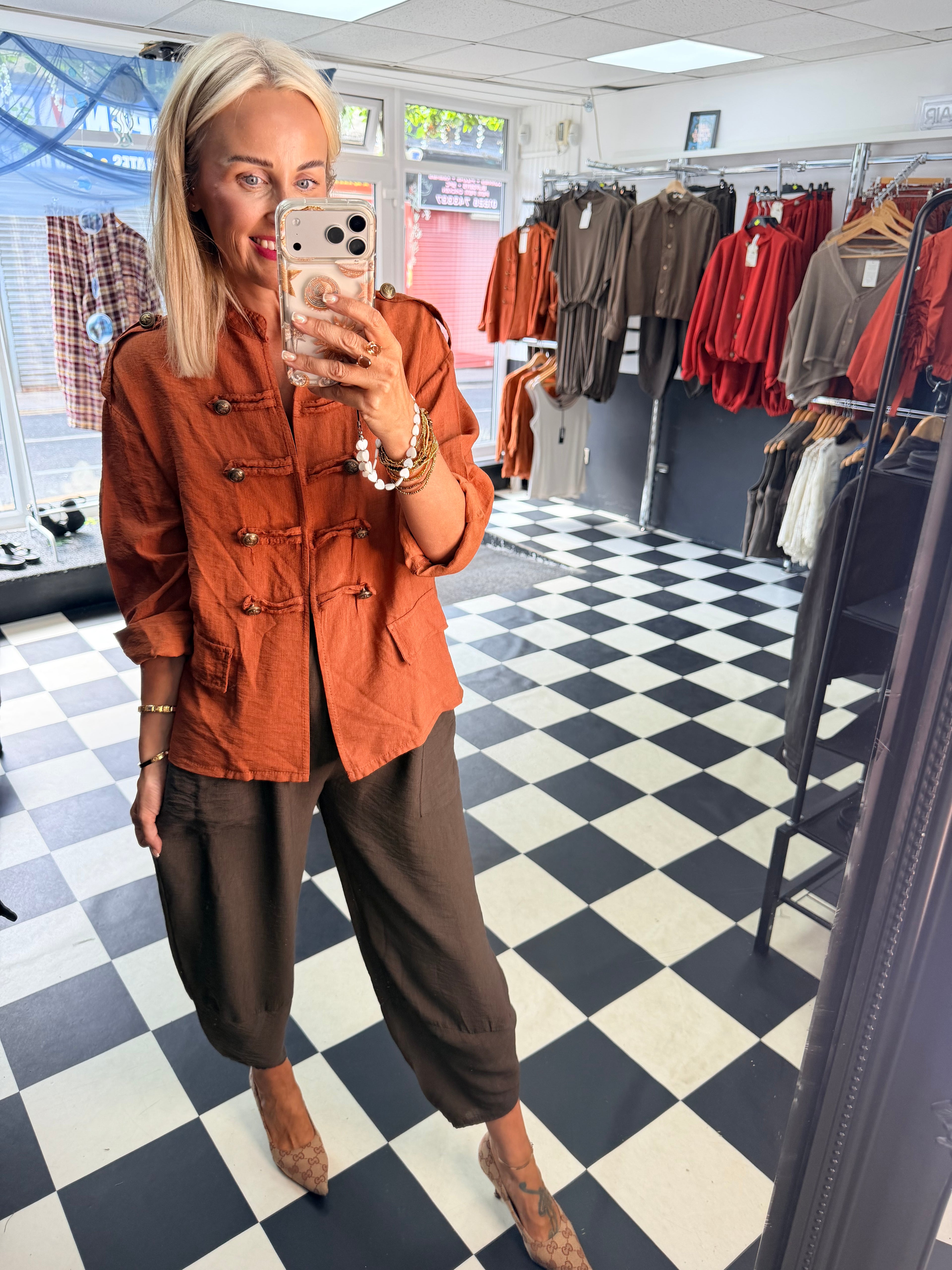 Military Jacket Rust