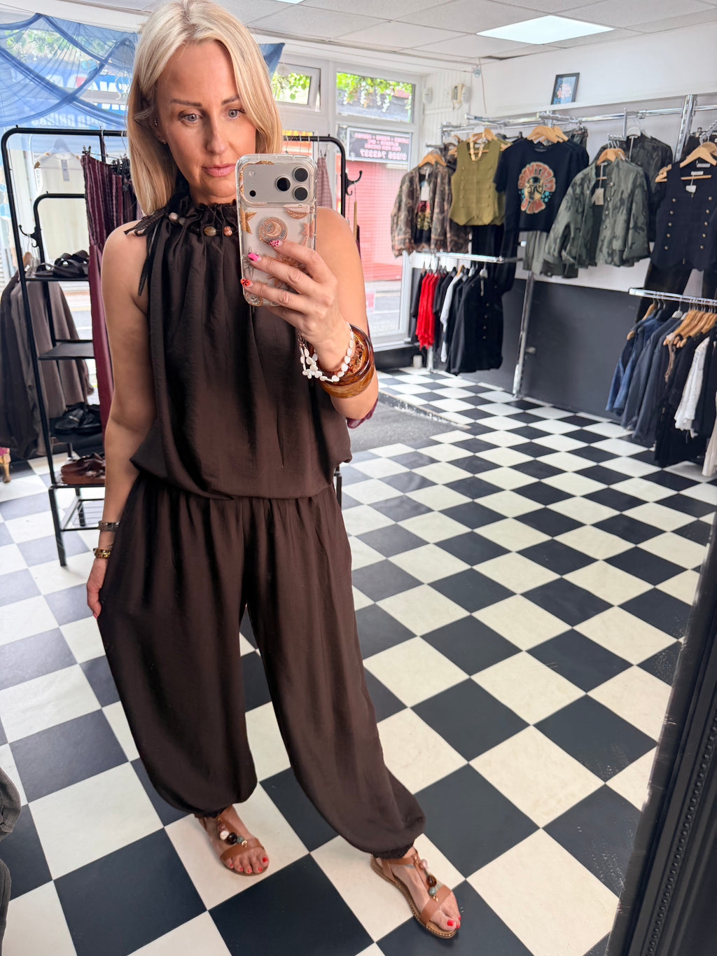 Pebble Co Ord Chocolate