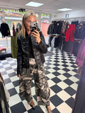 Hetti Camo Barrel Joggers